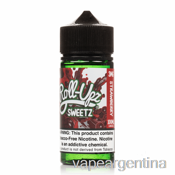 Fresa - Jugo Roll-upz - 100ml 0mg Vape Argentina